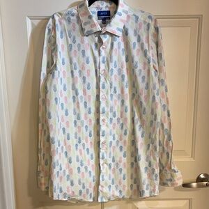 Apt. 9 Pastel Pineapple Print Men's Shirt